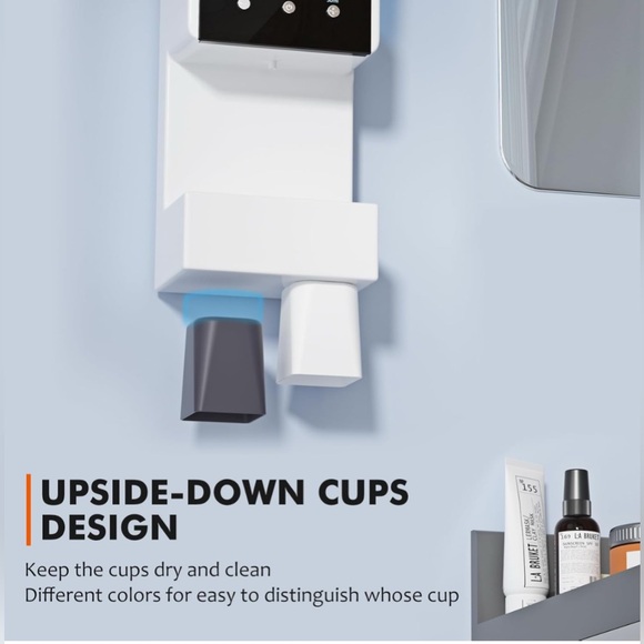 Automatic Mouthwash Dispenser for Bathroom,Wall Mounted Mouth Wash Dispenser wit - Picture 5 of 11